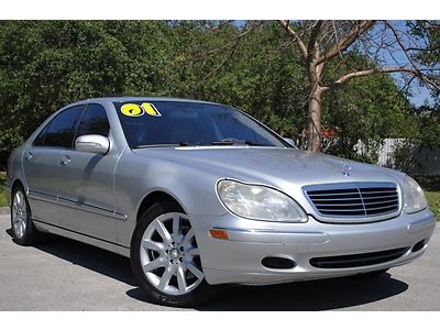 2001 mercedes s430, 4.3l v8 sedan 4 drs, sunroof, no accidents, no reserve.