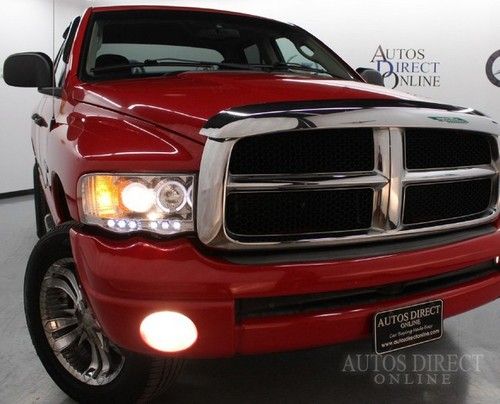 We finance 2005 dodge ram 1500 sport quadcab 4wd 5.9l cleancarfax towpkg bedlnr