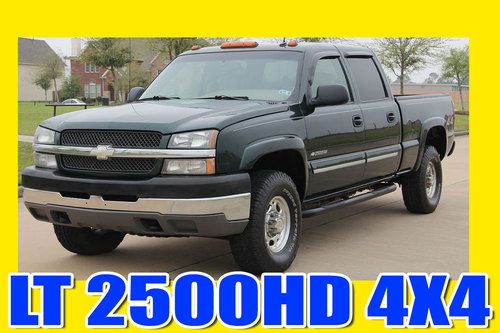 2003 chevy silverado lt 2500hd 4x4,leather,tx vehicle,rust free