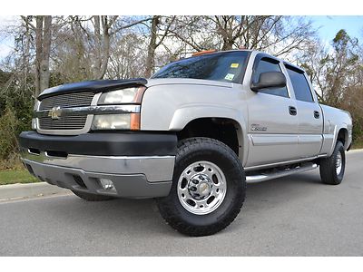 2004 chevrolet silverado 2500hd crew cab 4x4  diesel leather