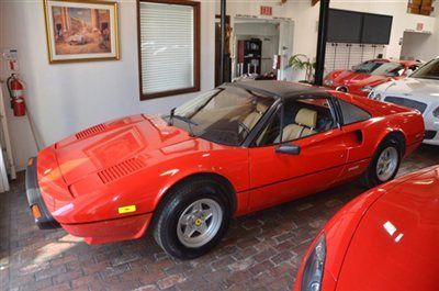 1978 ferrari 308 gts convertible. red over tan. 33k miles. black hard top.