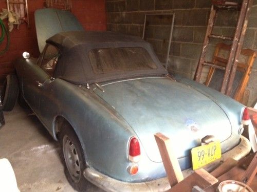 1960 alfa romeo giulietta spider normale barn find, restoration project