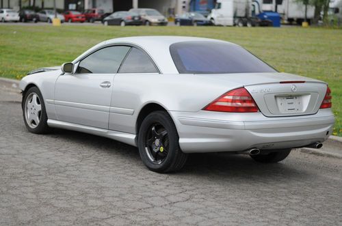 2002 mercedes cl500, navi, light hit, salvage, no reserve!!!