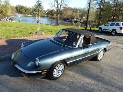 Pristine series 3 alfa romeo spider veloce, 1986