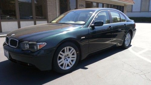 2002 bmw 745i base sedan 4-door 4.4l