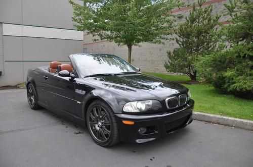 2003 bmw m3 convertible 6 speed manual navigation rare color combo! no reserve