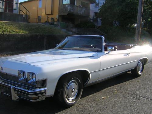 1974 buick lasabre convertible - complete rebuild in 2004 - low mileage