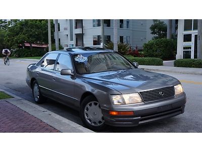 Lexus ls 400*1 florida owner*97k miles*sunroof*leather*heated seats*luxury*mint