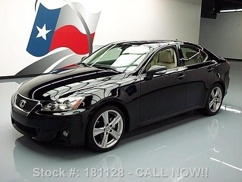 2012 lexus is250 auto sunroof paddle shifters 18's 15k  texas direct auto