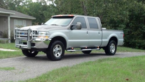 2001 ford f250 lariat crew cab 4x4 off road platinum edition