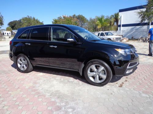 2012 acura mdx technology package with rear entertainment