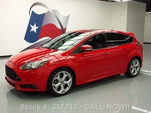 2013 ford focus st ecoboost recaro seats sunroof nav 6k texas direct auto