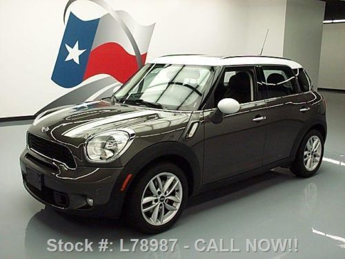 2011 mini cooper countryman s turbo dual roof 56k miles texas direct auto