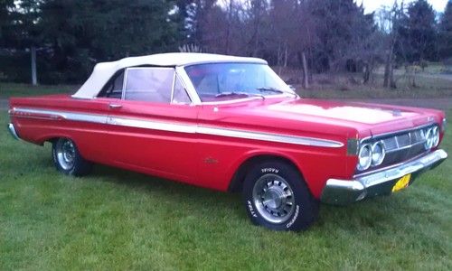 1964 mercury comet caliente convertible v8 k code in storage last 10 years