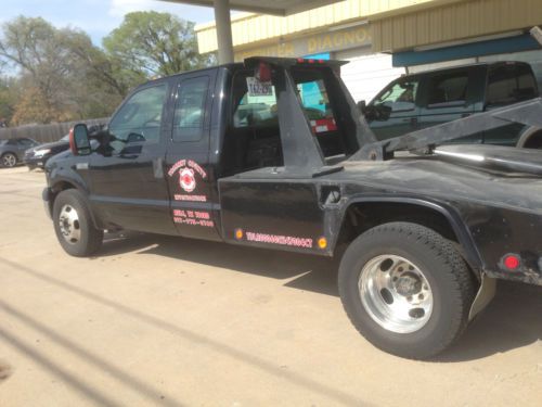 2006 ford f-350 ext -cab v-10 wrecker dynamic self loader black