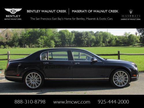 2011 bentley continental flying spur speed 1729 miles!