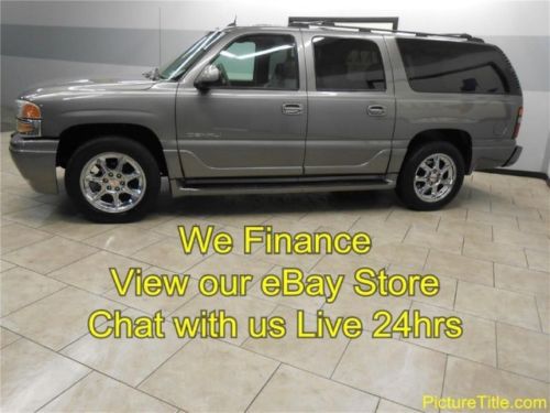 05 yukon denali awd gps navi heated seats sunroof 3rd row we finance texas