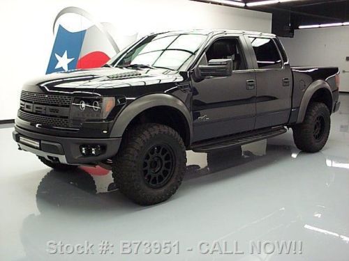 2012 ford f150 svt raptor crew 6.2l 4x4 sunroof nav 30k texas direct auto