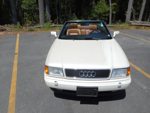 1997 audi cabriolet base convertible 2-door 2.8l no reserve !