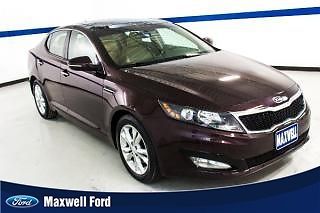 12 kia optima ex sedan, comfortable leather seats, sunroof, we finance!