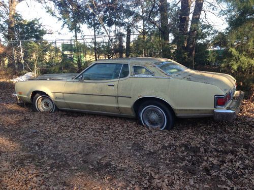 1974 mercury montego-yellow, 2 door