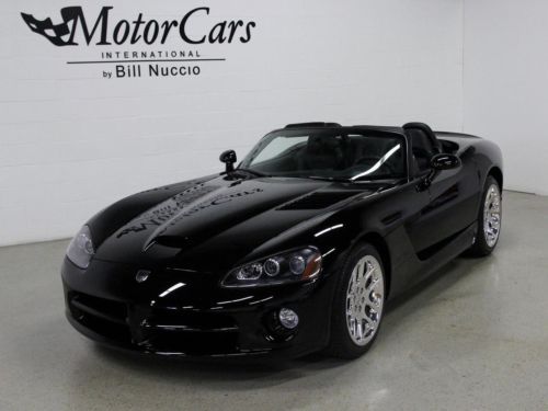 2003 dodge viper srt-10 conv- black/black - only 12k miles!  500 hp! very clean!