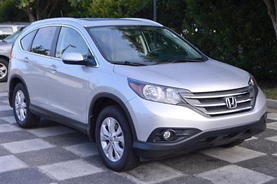 Honda cr-v 2wd 5dr ex-l low miles suv automatic gasoline 2.4l 4 cyl alabaster si