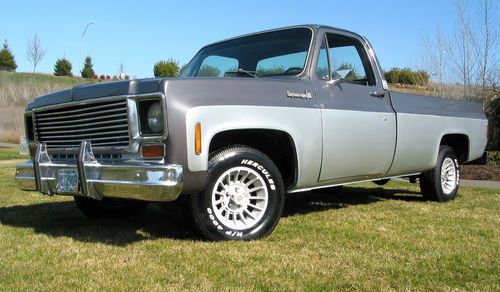 1974 chevrolet truck factory big block and a/c  2x4