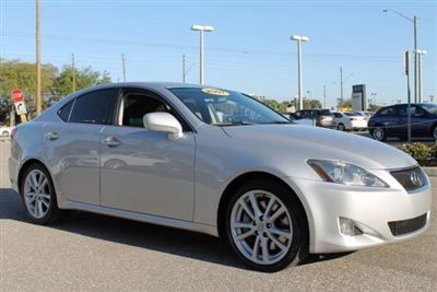 2007 silver lexus is 350 4door sedan sport