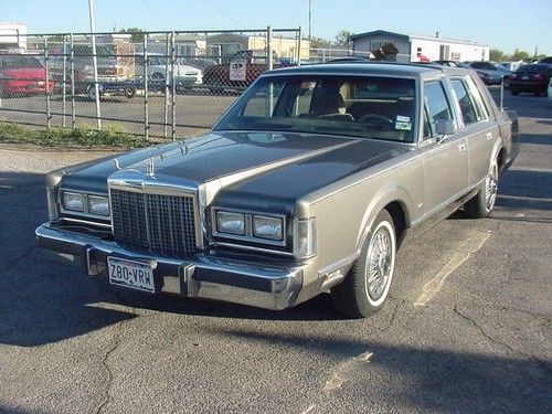 1987 lincoln town car - signature series 44k original miles 1 owner