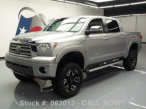 2008 toyota tundra ltd crewmax 4x4 lift trd 20's 35k mi texas direct auto