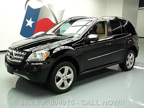 2009 mercedes-benz ml350 4matic awd sunroof nav 34k mi texas direct auto