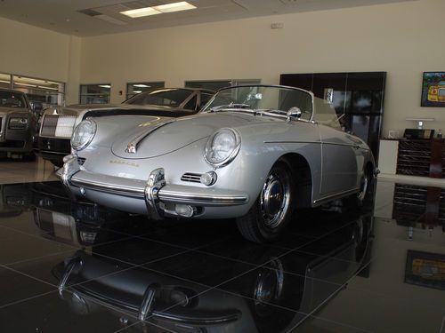 1960 porsche 356b roadster, body by reutter