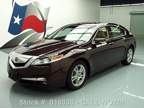 2010 acura tl tech pkg sunroof nav rear cam xenos 26k texas direct auto