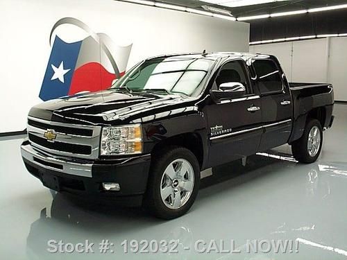 2011 chevy silverado texas ed lt crew 6-pass 20's 39k! texas direct auto