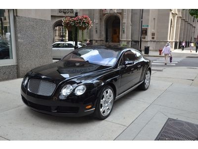 2006 bentley gt mulliner black on saddle clean car bentley dealer 8k low miles!!