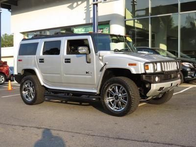 09 hummer h2 hse 4x4 navigation/rear entertainment system/power glass moonroof