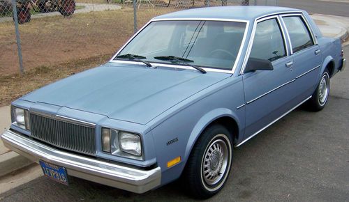 1983 buick skylark custom sedan 4-door 2.5l