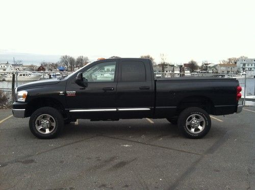 Dodge 08 3500 ram p/up 4wd 6td quad 6.7l turbo diesel big horn, 58k nice!