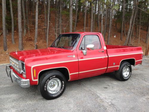 1977 chevrolet scottsdale c-10 *new 454 big block crate engine with 400 turbo*