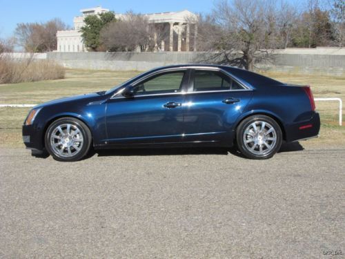 08 cts blue/tan leather htd seats pano roof 1-owner polished whls immac