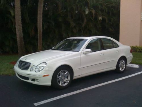 2004 mercedes benz e320 4d sedan white