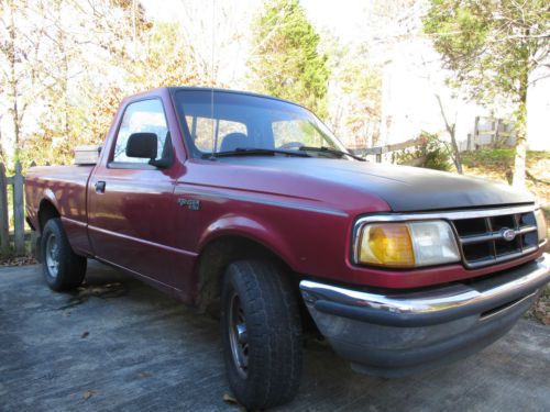 1993 ford ranger xlt standard cab pickup 2-door 3.0l