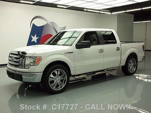 2009 ford f-150 crew v8 6pass side steps 22&#034; wheels 62k texas direct auto