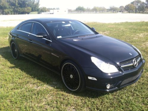 2006 mercedes-benz cls 500 71k miles clean black on black