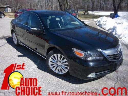 2011 acura rl technology pkg black on black navigation, bose sound, awd xenon