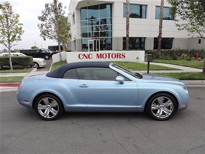 2007 bentley continental gt convertible gtc serviced in beverly hills low miles