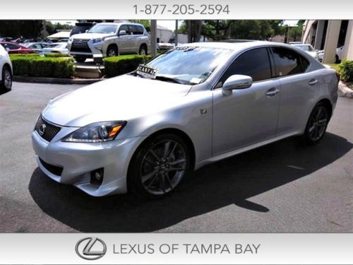 Lexus is 250 45k mi 1 owner clean carfax v6 rwd navi rear cam heated leather sun