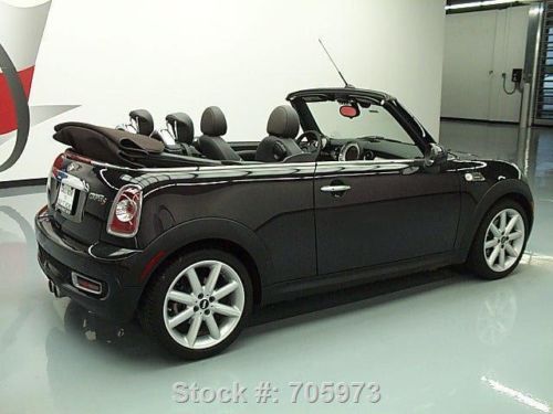 Find used 2013 MINI COOPER S CONVERTIBLE HIGHGATE AUTO LEATHER 9K TEXAS ...