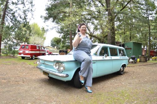 1961 chevrolet corvair lakewood wagon - runs great